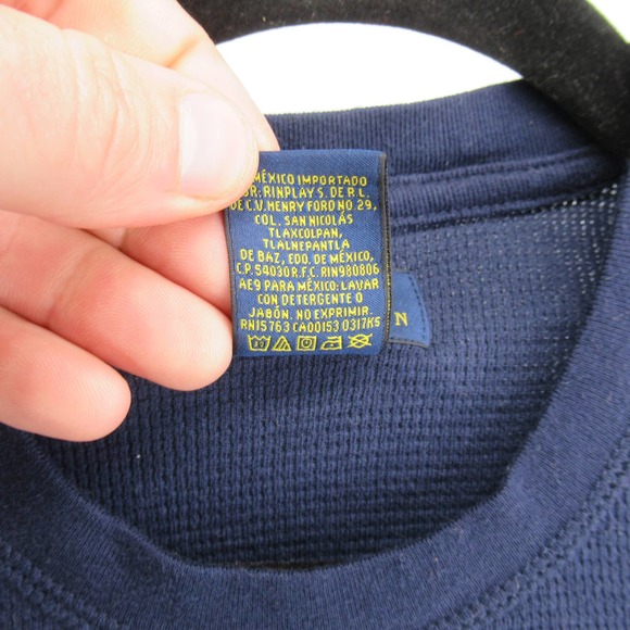 Ralph Lauren Polo Thermal Long Sleeve T Shirt Tee - Picture 4 of 5